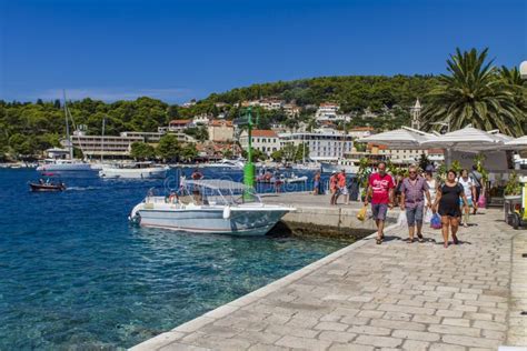 Stari Grad At Hvar Island Croatia Editorial Stock Photo Image Of