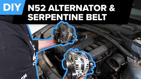 Bmw N52n51 Alternator And Serpentine Belt Replacement Diy X3 325i