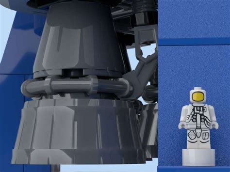 Lego Moc Saturn V Stand By Ej Az Rebrickable Build With Lego