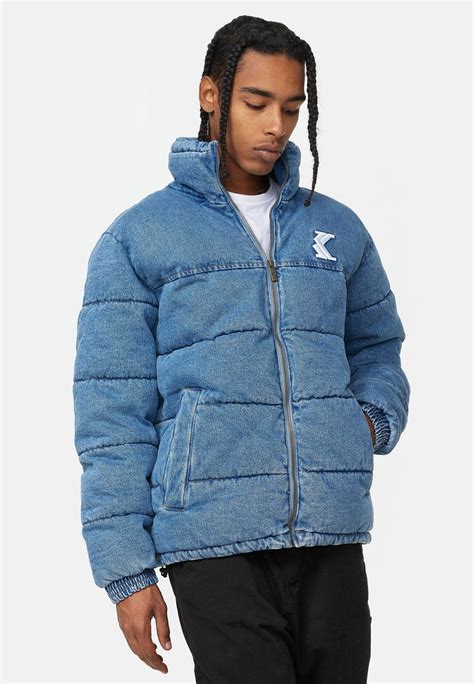 Karl Kani Puffer Jacket Vintage Unisex Winterjas Mid Blueblauw