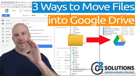 3 Ways To Move Files Into Google Drive YouTube