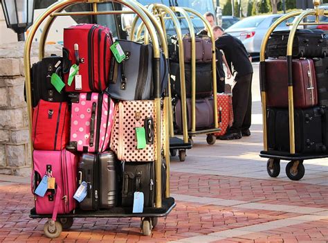 HD wallpaper: person taking photo of assorted luggage bag lot, bellman ...
