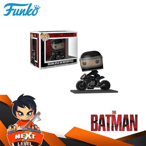 The Batman Selina Kyle On Motorcycle Funko Pop Rides Next Level