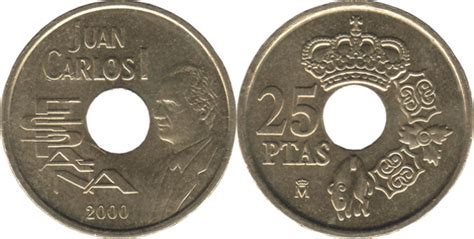 25 Pesetas Juan Carlos I Spain Numista