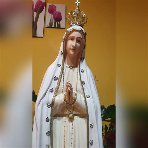 Figura Maryja Fatimska Matka Boża Fatima 120cm Olsztyn Kup teraz na