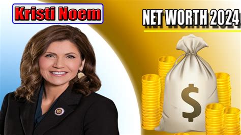 Kristi Noem Net Worth 2024 29 April 2024 Age Height Bio Career