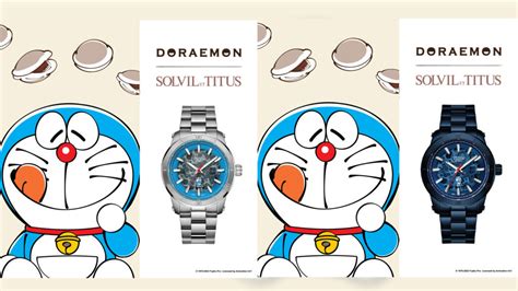 New Doraemon Solvil et Titus watch collaboration collection | ONE Esports