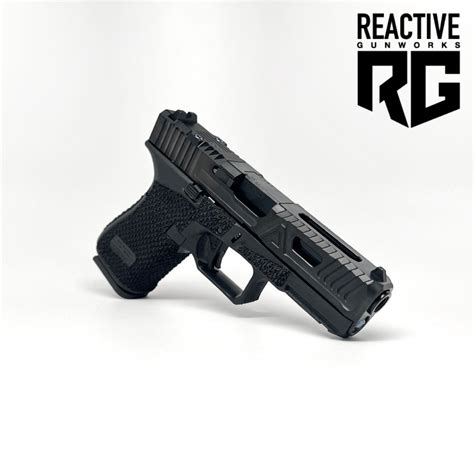 Agency Arms Glock 19 Gen 5 Urban Black Aggressive Stipple Reactive