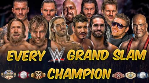 Create A Wwe Grand Slam Champions Tier List Tiermaker