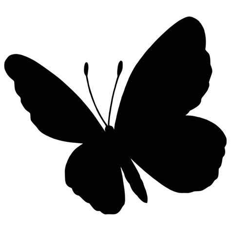 a black and white silhouette of a butterfly