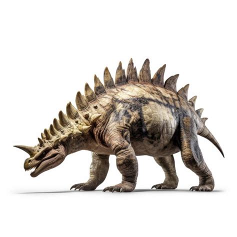 Premium Ai Image Stegosaurus Isolated On White Background Generative Ai