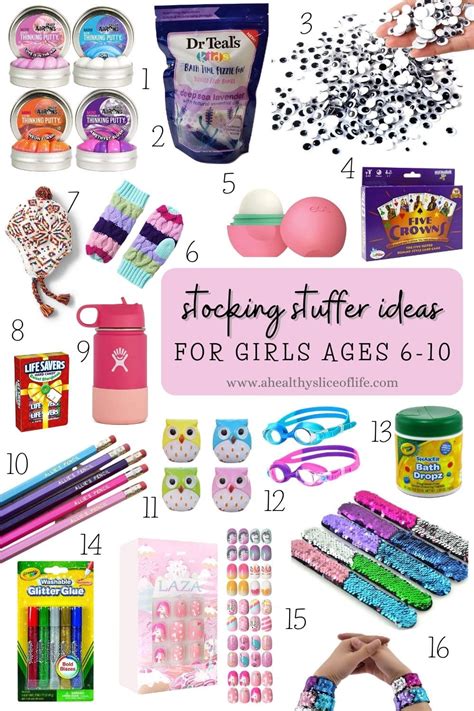 Stocking Stuffer Ideas For Girls Ages 6 10 A Healthy Slice Of Life