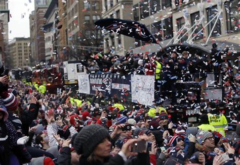 New England Patriots Celebrate Super Bowl Win With Snowy Parade Photos