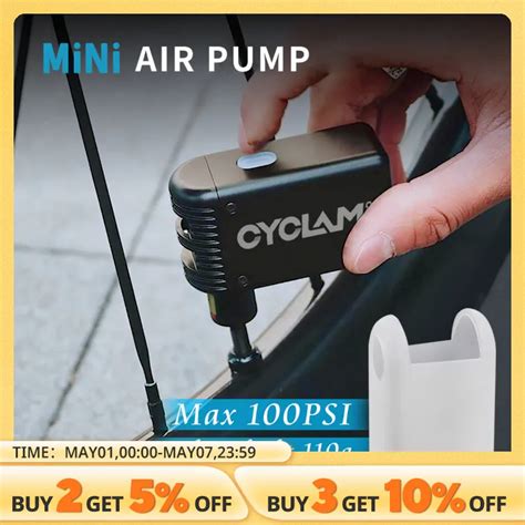 Cyclami Mini Electric Air Pump Portable Bicycle Cordless Inflator