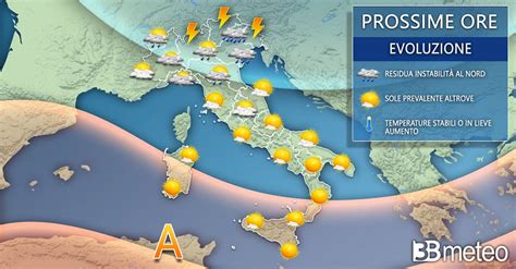 Meteo Prossime Ore Nuovi Acquazzoni E Temporali Ecco Le Aree A