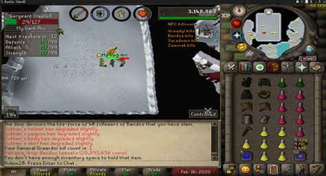 Bandos Tassets 1st Kill : r/2007scape