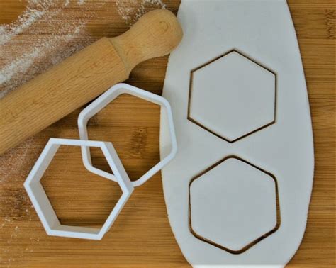 Hexagon Cookie Cutter Etsy