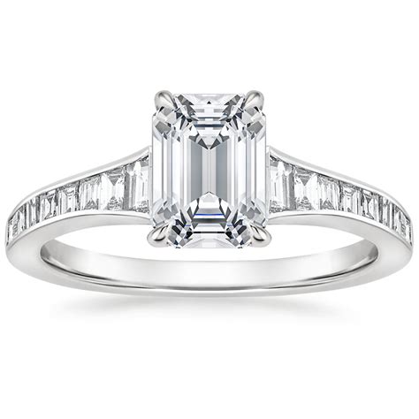 Channel Set Baguette Diamond Ring Amalfi Brilliant Earth