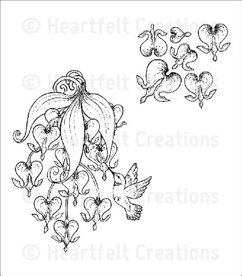 Bleeding Heart Flower Drawing at GetDrawings | Free download