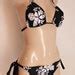 Triangle Tie Neck Bikini Top Single Tie Sides Swimwear Etsy