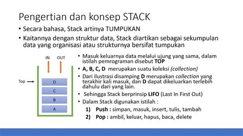 Stuktur Data Stack Tumpukan LIFO Last In First Out YouTube