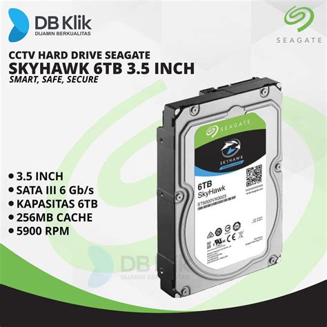 Jual Hardisk Seagate Skyhawk 6tb 35 Inch Khusus Cctv Shopee Indonesia