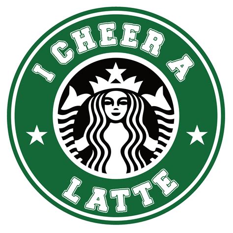 I Cheer A Latte Digitale Datei Png Svg Sublimation Dtg Etsy