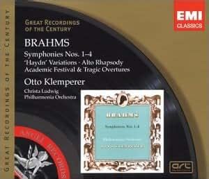 Johannes Brahms Otto Klemperer Philharmonia Orchestra Chorus