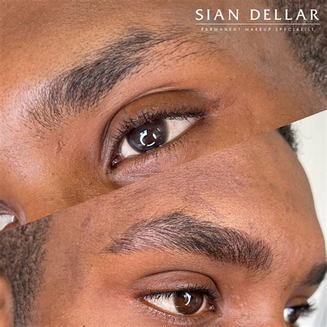 Upgrading Men S Eyebrows With Microblading Sian Dellar