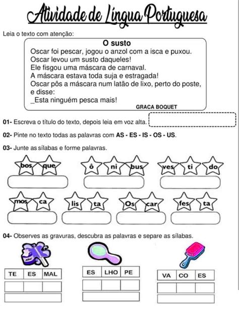 Arquivos Atividade De Ortografia O 2 Ano Artesanato Total