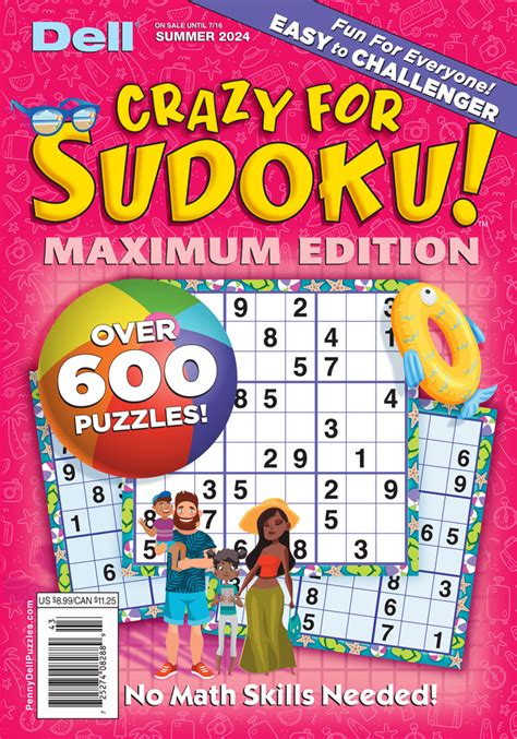 Crazy For Sudoku Maximum Edition Penny Dell Puzzles