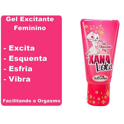 Gel Excitante Feminino Lubrificante Íntimo Aumenta A Libido E Facilita Orgasmo Hot Flowers