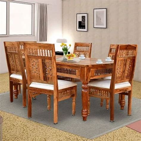 6 Seater Marble Top Wooden Dining Table At Rs 65000 Set In New Delhi