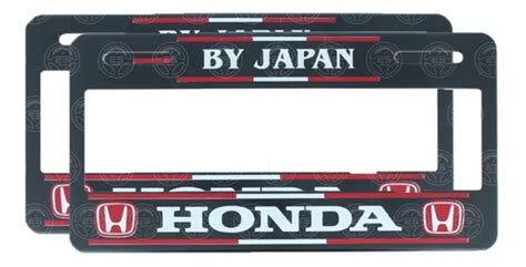 Par Marco Porta Placas Impreso Honda Civic City Fit Crv Hrvf MercadoLibre