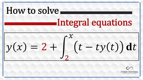 How to solve Integral Equations - YouTube