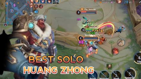 Huang Zhong Kills Best Solo Hero Honor Of Kings Youtube