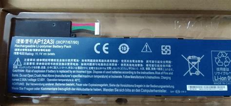 Acer Ap A I Battery Battery Type Lithium Ion Capacity Mah At