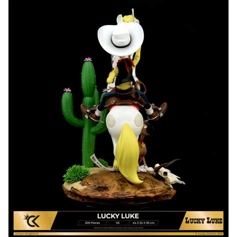 Collectible Figurine Cartoon Kingdom Lucky Luke And Jolly Jumper 1 6