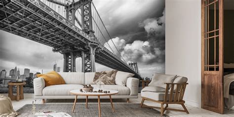 Papier Peint New York Bridge Wallsauce FR