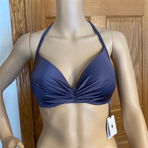 Shade Shore Swim Shade Shore Purple Steel Plus Size Lightly Lined