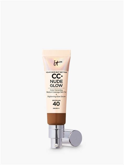 IT Cosmetics Your Skin But Better CC Nude Glow With SPF Neutral Rich At John Lewis Partners