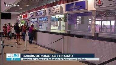 Jornal Liberal Edi O Movimento No Terminal Rodovi Rio De Bel M