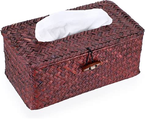 Amazon Sumnacon Tissue Box Cover Rectangle Tissue Box Seagrass