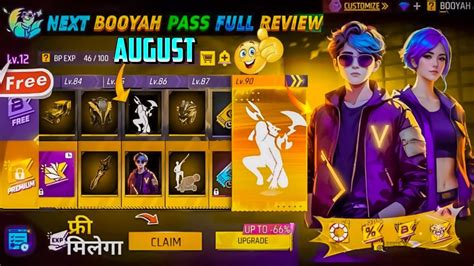 Next Booyah Pass Free Fire August Booyah Pass Free Fire