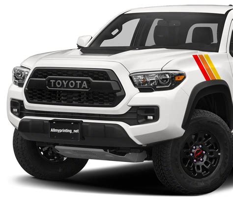 Toyota Tacoma Retro Decals