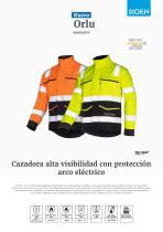 Chaqueta De Trabajo Orlu Sioen De Alta Visibilidad Resistente A