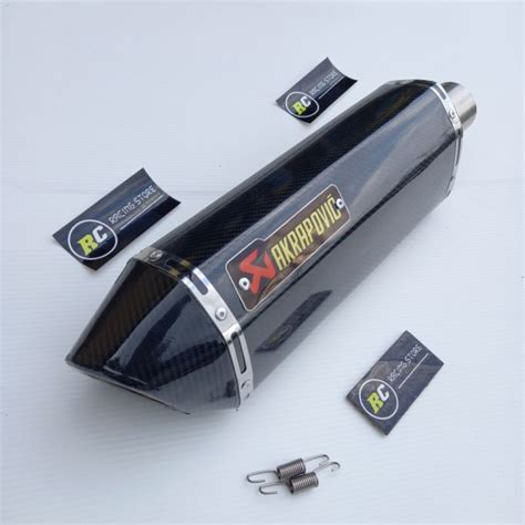 Jual Knalpot NGEBASS AKRAPOVIC Layang Carbon Panjang Silincer Saja