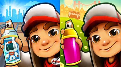 Subway Surfers Space Station Vs Subway Surfers San Francisco Youtube