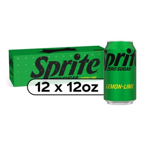 Sprite® Lemon Lime Zero Sugar Caffeine Free Soda Cans 12 Pk 12 Fl Oz