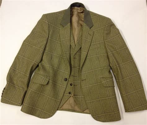 Tweed 3 Piece Suit That We Made For Robbie Savage For Cheltenham